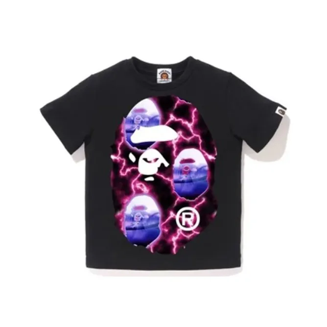 Bape Big Ape Head Lightning Tee-2