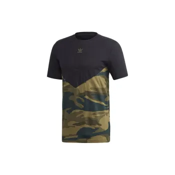 Adidas Originals Camouflage T Shirt Men's Black/Multicolor