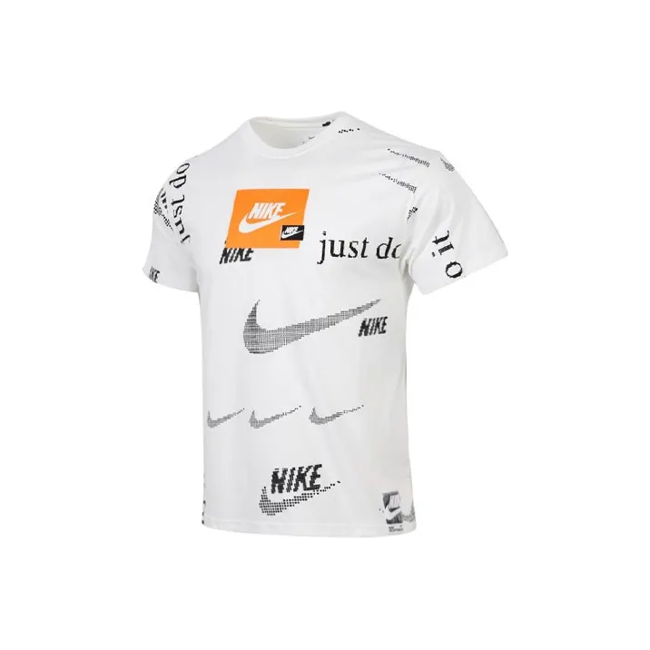 Nike T-Shirts Men White-0