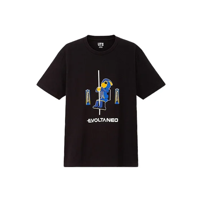 UNIQLO Straight T Shirt Unisex Black-0