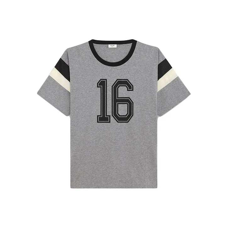 CELINE T-Shirts Men Gray-0