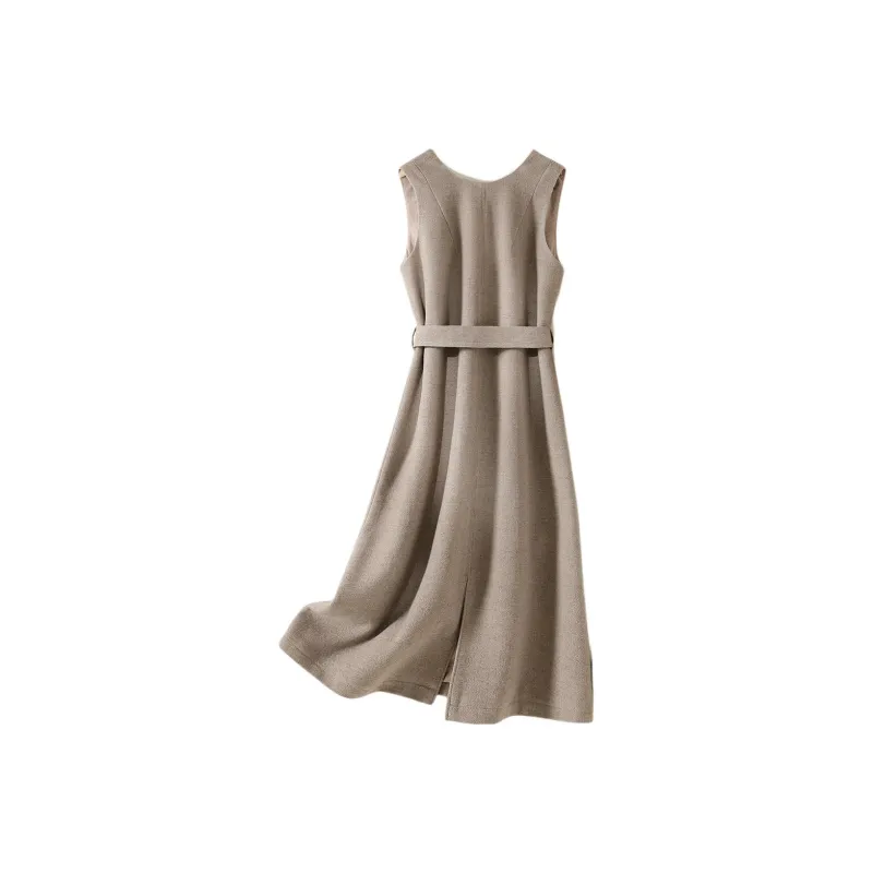 IHIMI Sleeveless Dress Women's Oat-3