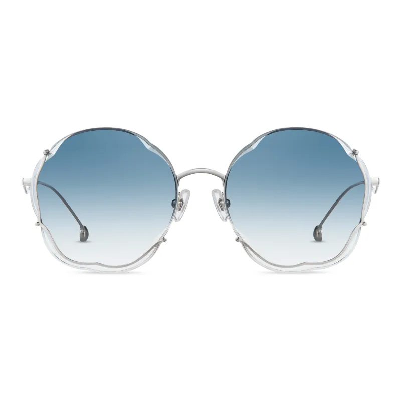 HORIEN Alloy Irregular Shape Sunglasses Women's-5