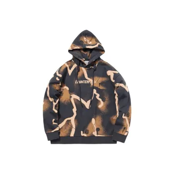 LINING Sweatshirts Men Black Yellow Sand