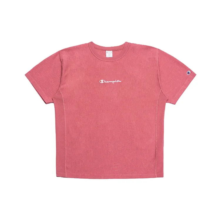 Champion Straight T-Shirt Japan Version Men's Burgundy-0