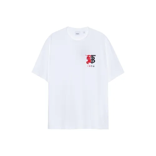 Burberry Contrast Logo Graphic Cotton T shirt