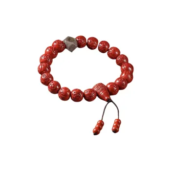 Sweet Kisses Cinnabar Jade Bracelets Unisex