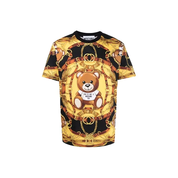 MOSCHINO T Shirts Men Black-0