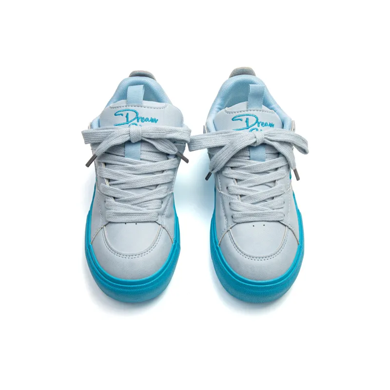 Three Islands Anti Slip Wear Resistant Low Top Skateboard Shoes Women's-1