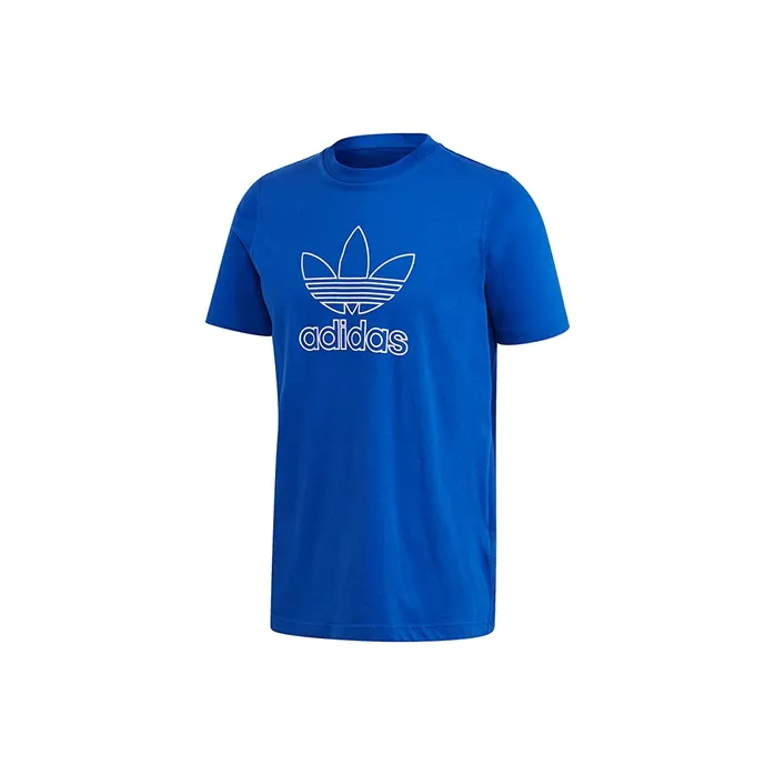Adidas Originals Trefoil T Shirts Men Blue-0