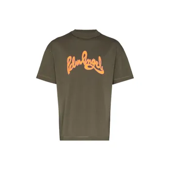 PALM ANGELS T Shirts Men Olive Green