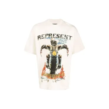 REPRESENT T Shirts Men Beige