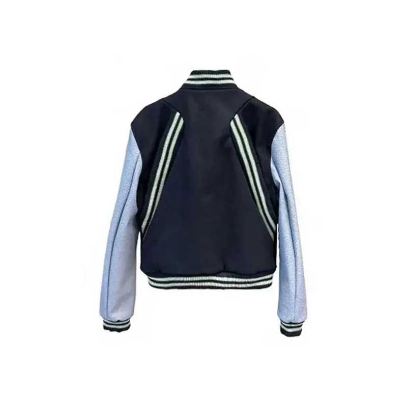 SOCKKEY Baseball Jacket Unisex Navy Blue-1