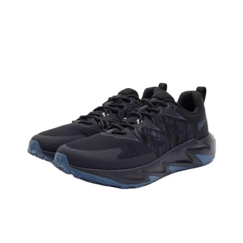 361° Yushan 2 Anti Slip Wear Resistant Low Top Trail Running Running Shoes Men's Black Blue-3