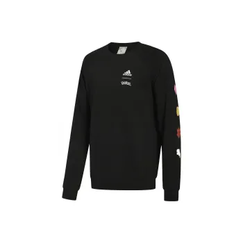 Pokemon X Adidas Sweatshirts Men Black