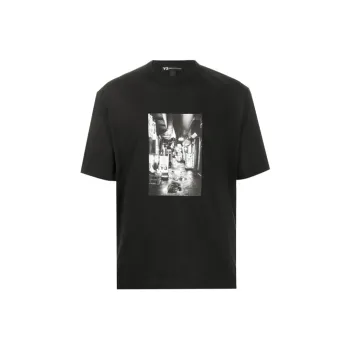 Y 3 T Shirts Men Black