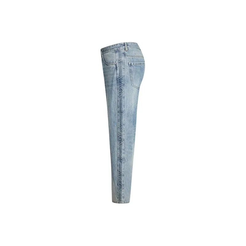MANGANO Jeans Men's Denim Blue Includes Brand Shopping Bag-3