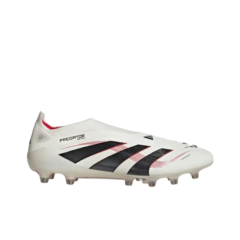 Adidas Predator Elite Laceless Ag Off White Core Black Pure Ruby-2