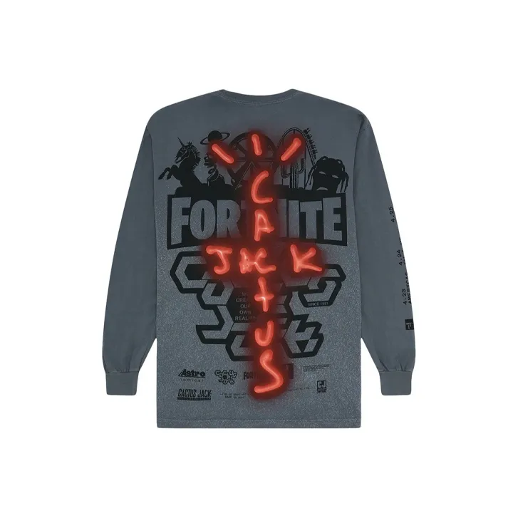 Travis Scott T Shirts Men Gray-0