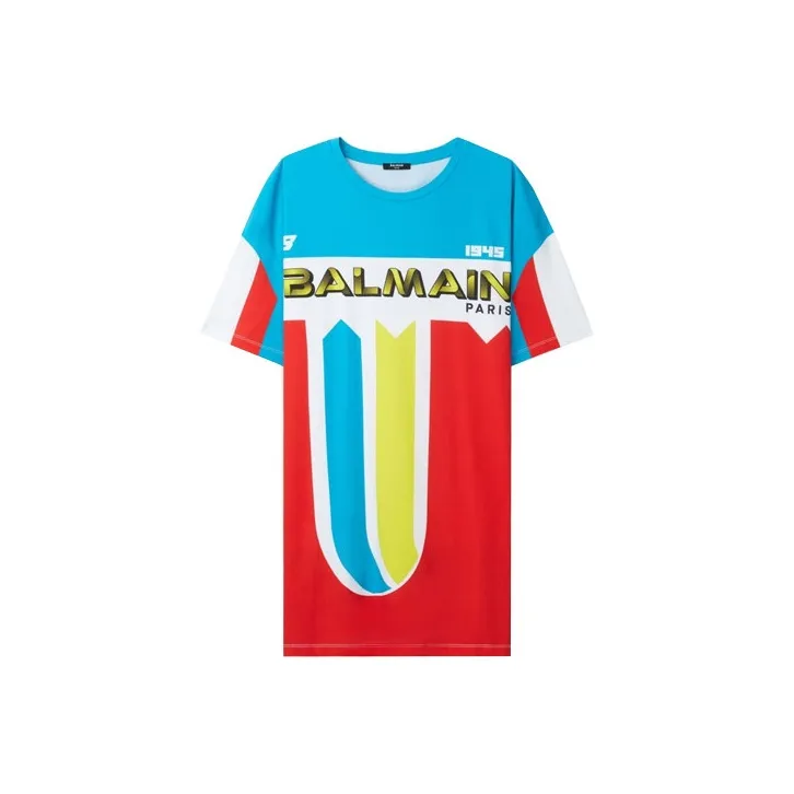 BALMAIN T Shirts Men Red-0