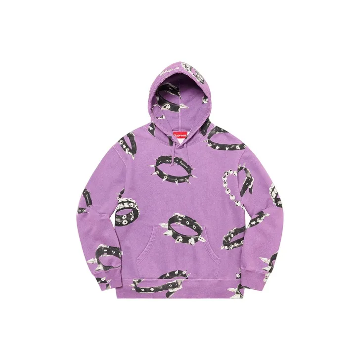 Supreme Studded Collars Hooded Sweatshirt-2
