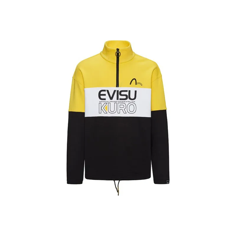 EVISU Sweatshirts Men Yellow/Black-0