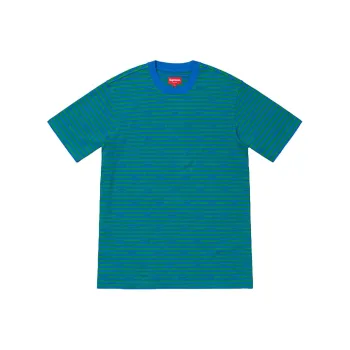 Supreme Logo Stripe S/S Top