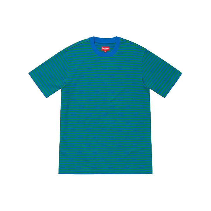 Supreme Logo Stripe S/S Top-0