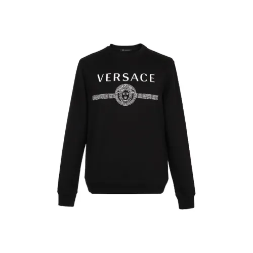 VERSACE Medusa Logo Print Sweatshirt