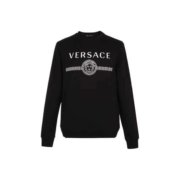 VERSACE Medusa Logo Print Sweatshirt-0