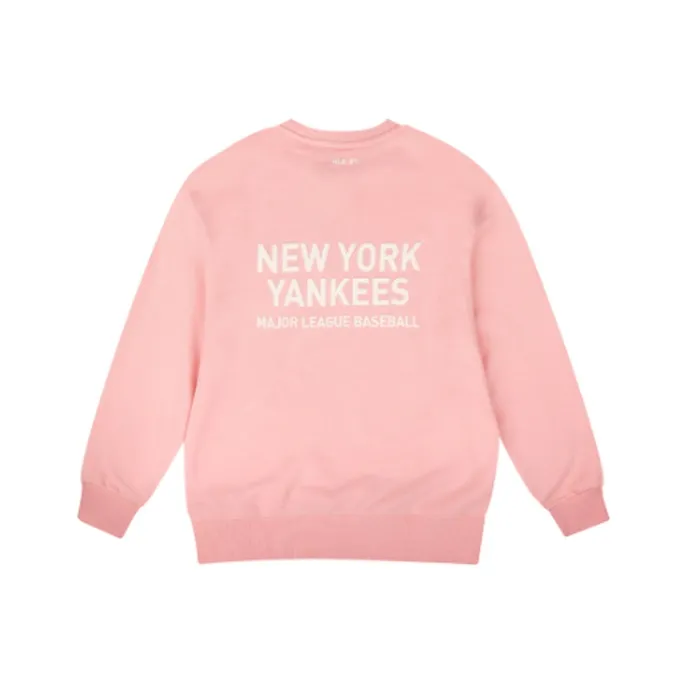MLB New York Yankees Sweatshirt Unisex Pink-0