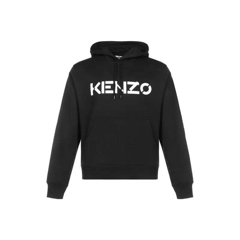 KENZO Letter Logo Sweatshirts Men Black-0