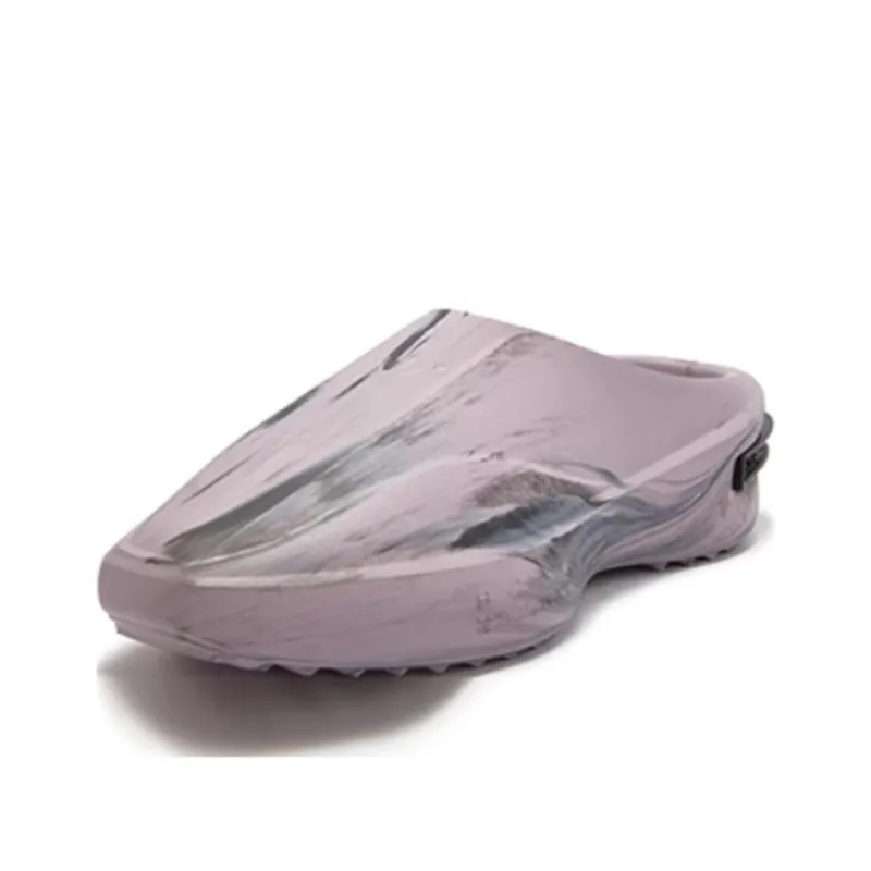 361° Abrasion Resistant Quiet Closed Toe Slippers Unisex Purple-2