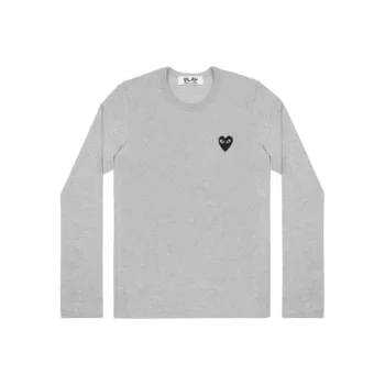 CDG Play T Shirts Men Gray