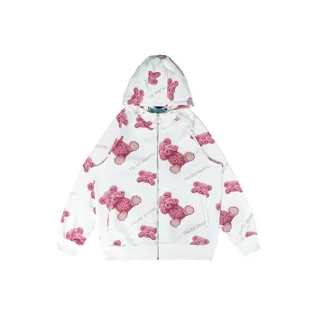 FRLMK Hooded Loose Fit Sweatshirt Unisex White