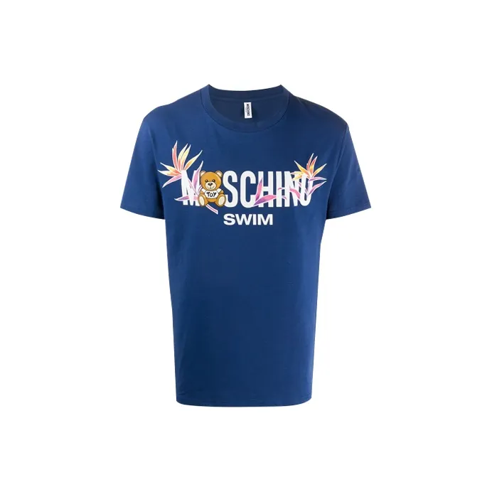 MOSCHINO T-Shirts Men Blue-0