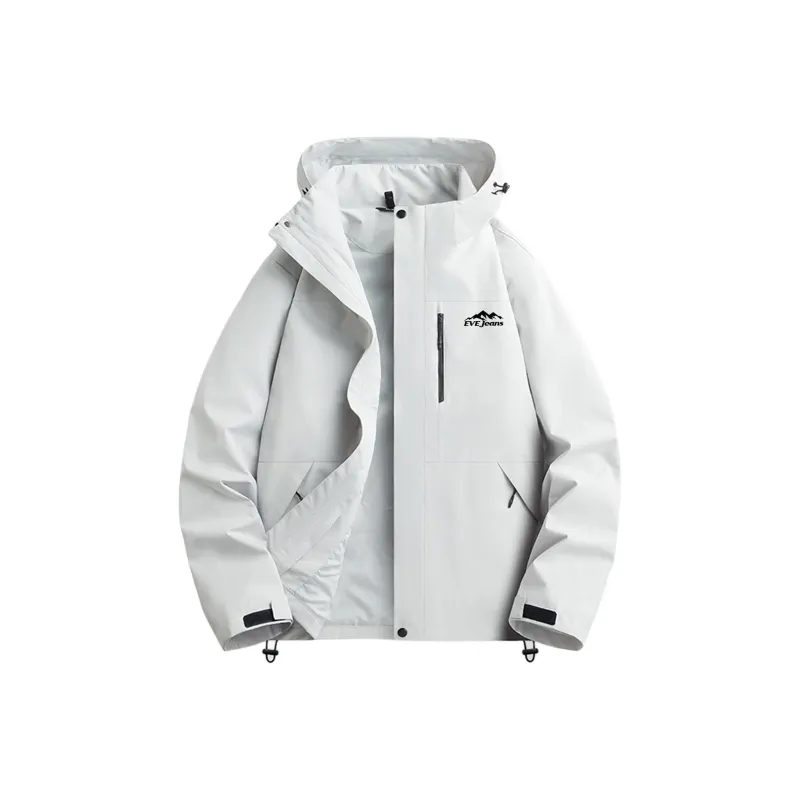 Yiwen Water Resistant Windproof Breathable Warm Windbreaker Jacket Unisex-18