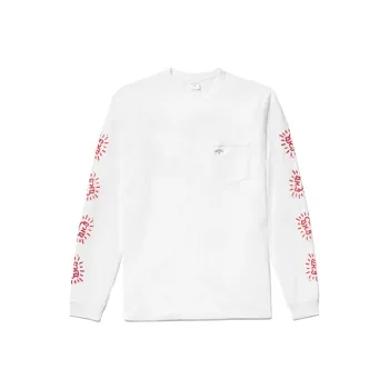 NOAH Keith Haring Long Sleeve Pocket Tee