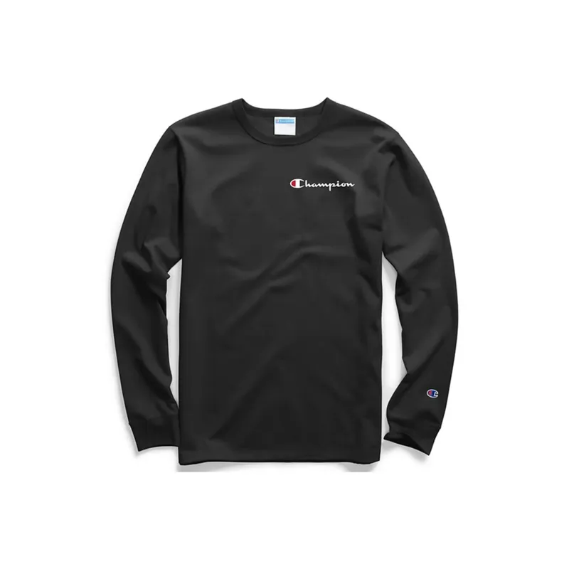 Champion T Shirt US Version Unisex Black-0