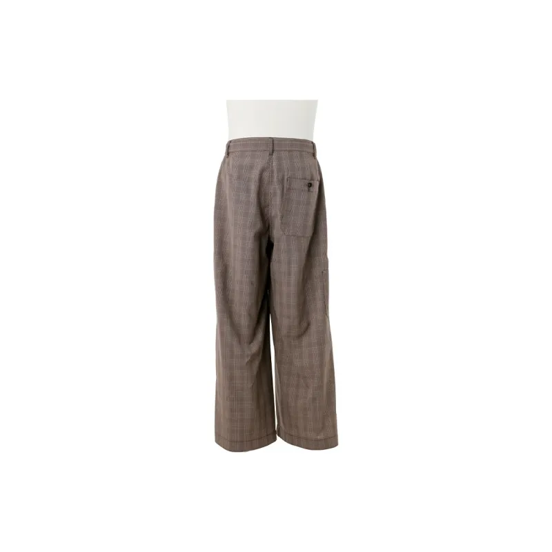 Sacai SS25 Suit Trousers Men Brown-1