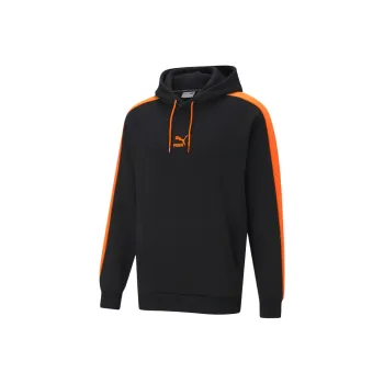 PUMA Sweatshirts Men Black Orange
