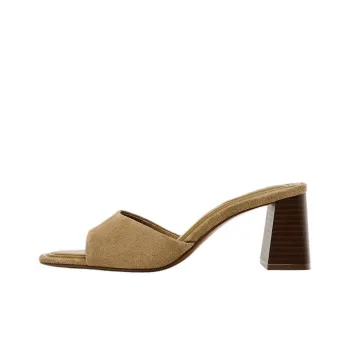 ZARA Abrasion Resistant Slide Slippers Women's Brown