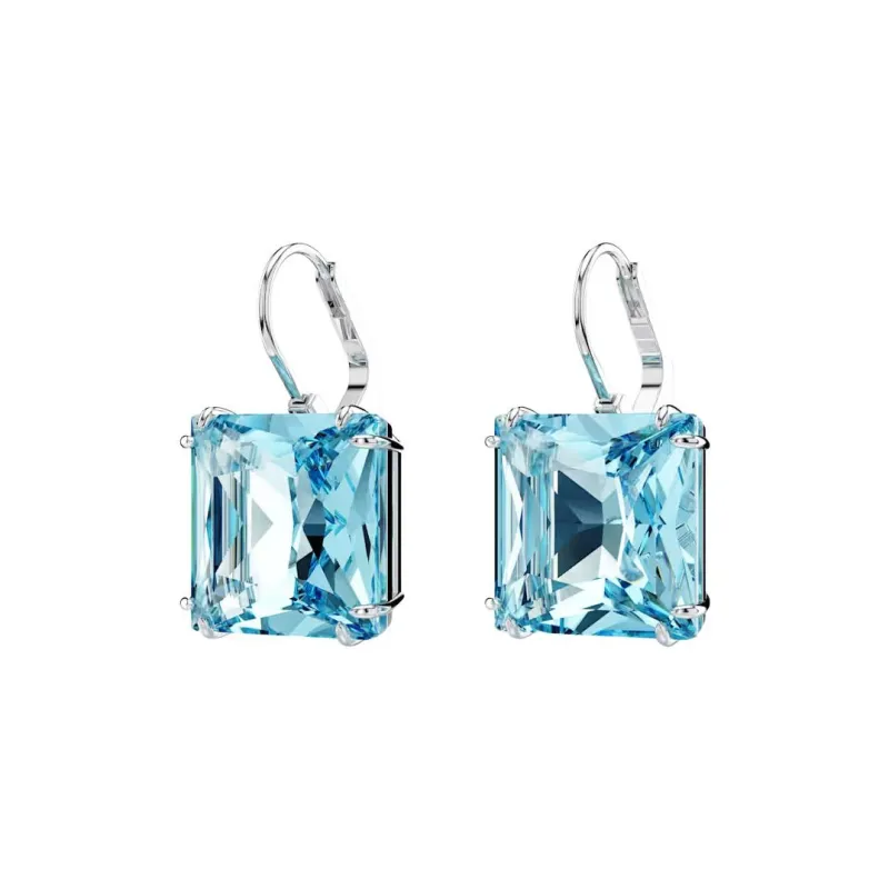 Swarovski Millenia Square cut Crystal Earrings-2