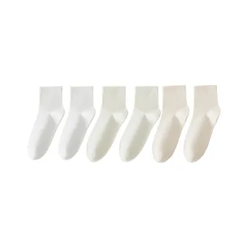 Lan Miao Mid Calf Socks Women's 6 Pack