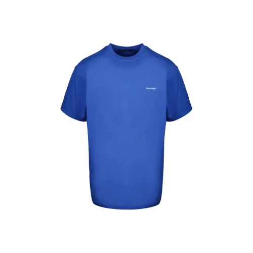 Balenciaga T-Shirt Regular Fit Men's Blue