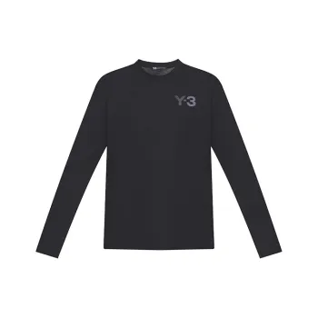 Y 3 Logo Long Sleeve Tee