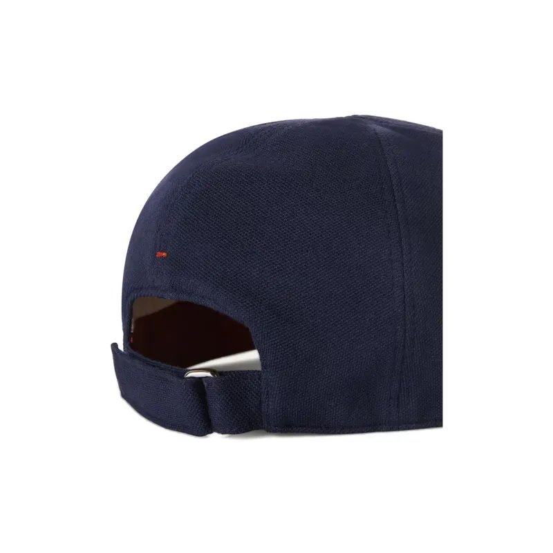 Loro Piana Cotton Baseball Caps Men's Blue-1