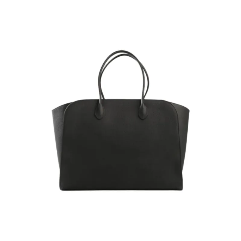 THE ROW Grain Calfskin Handbag Unisex Black-0