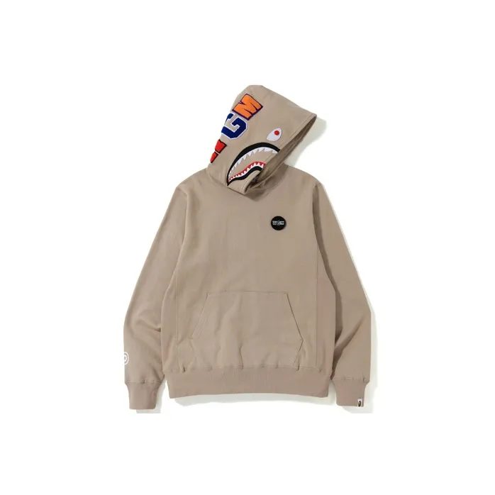 A BATHING APE Shark Emblem Pullover Hoodie-5