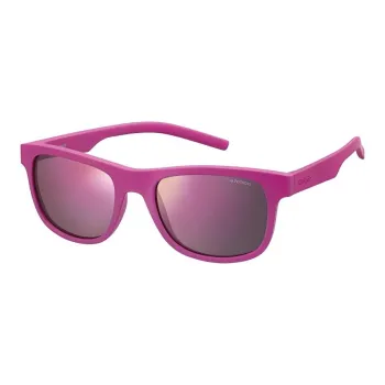 Polaroid Plastic Square Sunglasses Unisex Pink